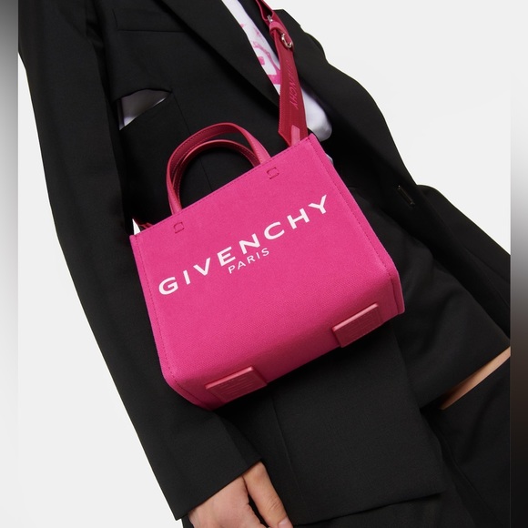Givenchy G-Tote Mini Canvas Shopping Bag - Picture 5 of 14